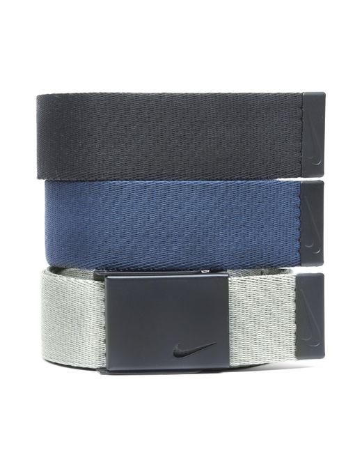 nike men's carbon fiber matte reversible golf belt