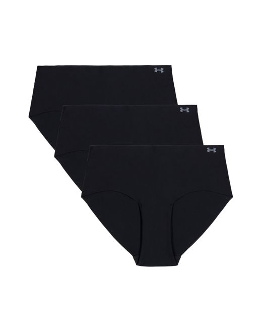 Underwear Pure Stretch No Show Hipster Pant Under Armour de color Blue