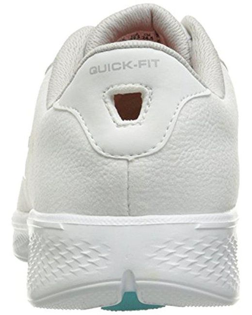 Skechers Performance Go Walk 4 Premier Walking Shoe in White | Lyst