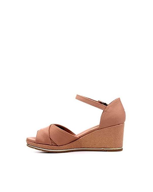 tommy hilfiger feminine mid wedge sandal basic