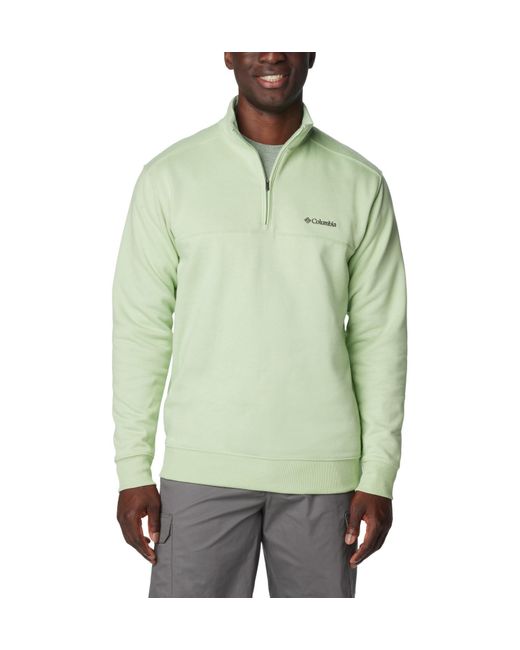 Columbia Hart Mountain Ii Half Zip Sweater in Green for Men | Lyst UK