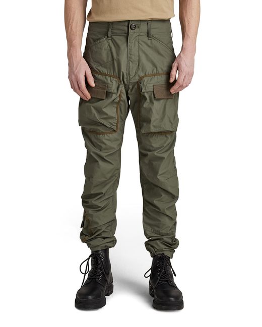 G-Star RAW 3D Regular Tapered Cargo Pants in Green für Herren