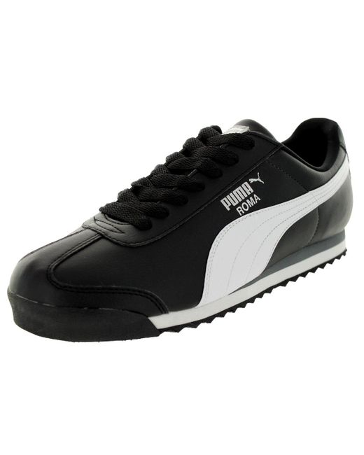 PUMA Black Roma Basic Sneaker for men