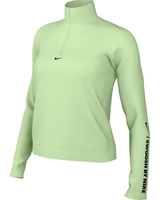Nike Top W Nk Df Pacer Hz Gls in het Green