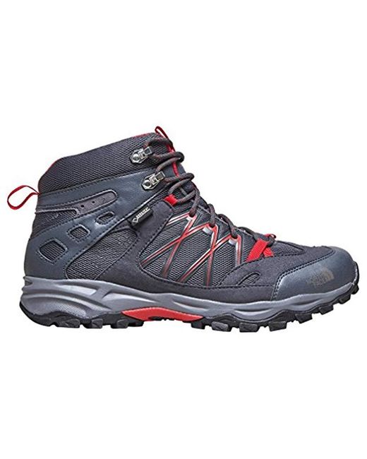 The North Face Gray Terra Gtx Mid Walking Boots for men