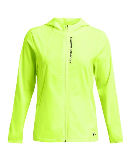 Under Armour Green Laufjacke OUTRUN THE STORM high-vis yellow-reflective M