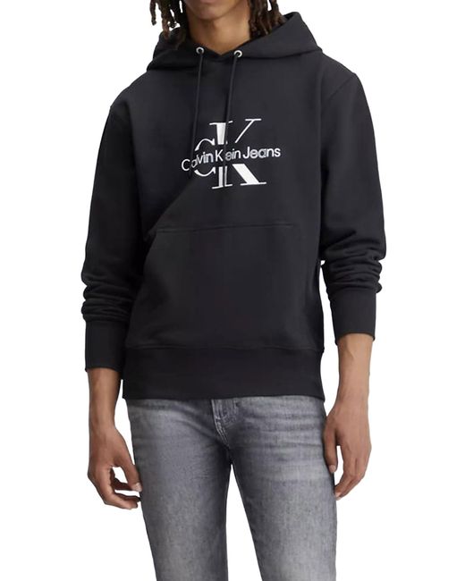 Sweat shirt CK Calvin Klein pour homme en coloris Noir Lyst