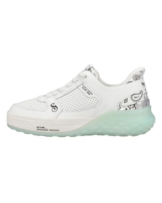 Skechers White Sizzle Snoop Sizzle Toke Slip-ins Slip-on Sneakers for men