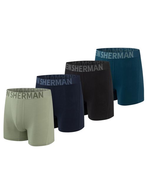 Ben Sherman Blue Micro Modal Boxer Briefs Underwear Lux Modal Moisture Wicking for men