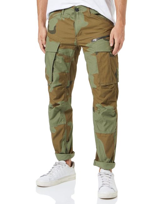 G-Star RAW Rovic Zip 3D Regular Tapered Jeans in Green für Herren