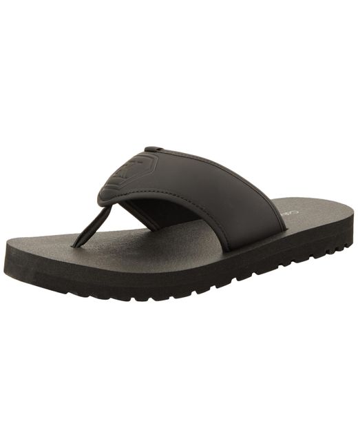 Calvin Klein Black Thong Sandal Slipon Rp In Btw Ym0ym00943 Flat for men