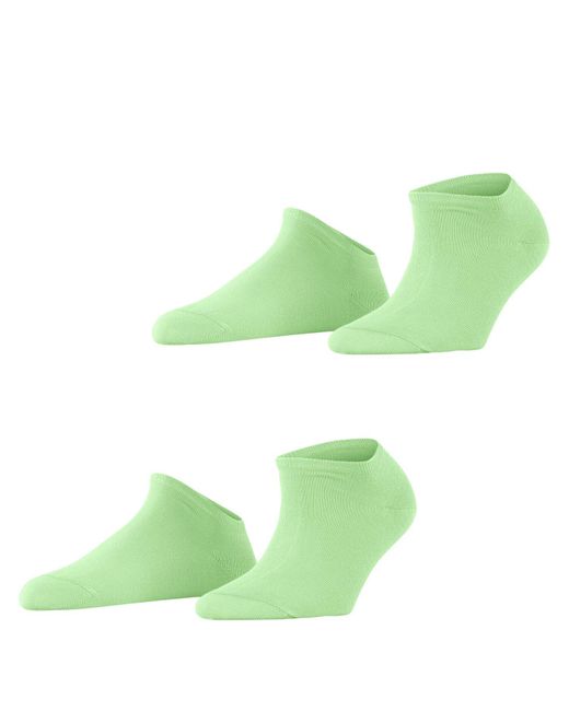 Esprit Green Sneakersocken Uni 2-Pack W SN Baumwolle kurz einfarbig 2 Paar