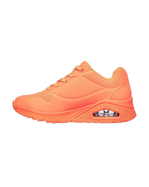 Skechers Orange UNO-Night Shades Sneaker
