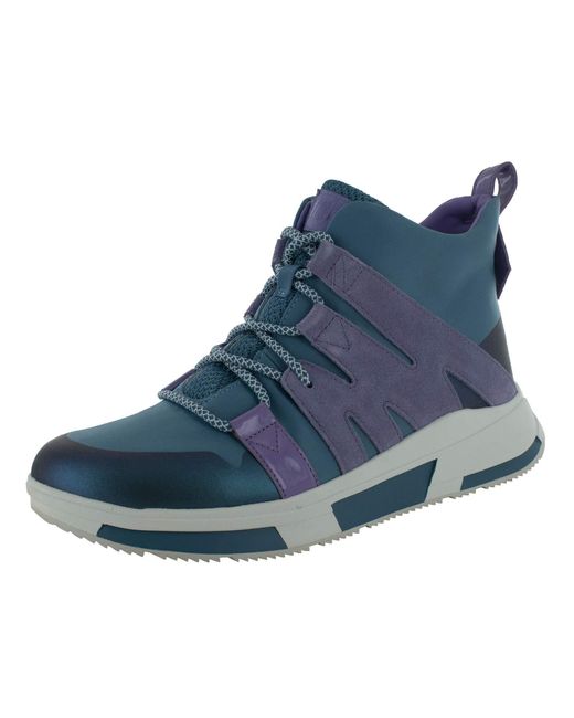 Fitflop Blue S Carita High-top Sneaker Shoes
