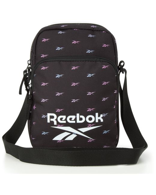 Reebok Black Sidekick Crossbody Sling Purse - Shoulder Bag Tote Fanny Pack Hand