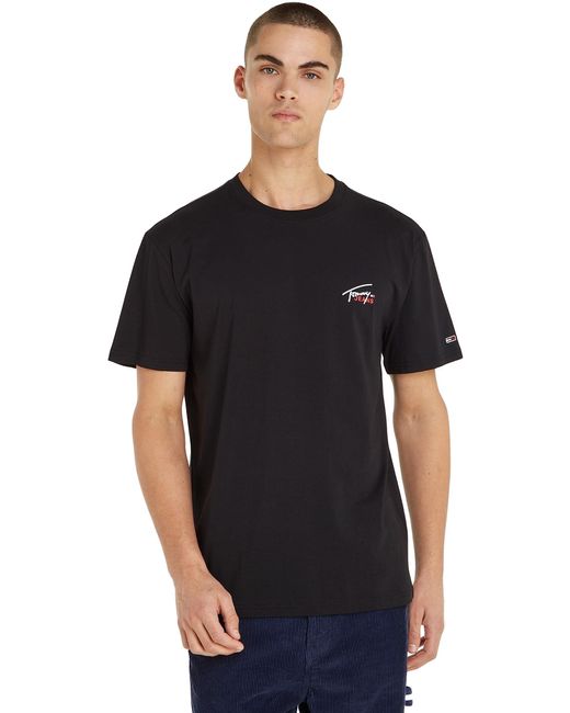 Tommy Hilfiger Tommy Jeans S/s T-shirts Black for men