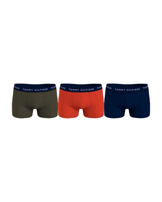 Tommy Hilfiger 3p Trunk Shorts in Blue für Herren