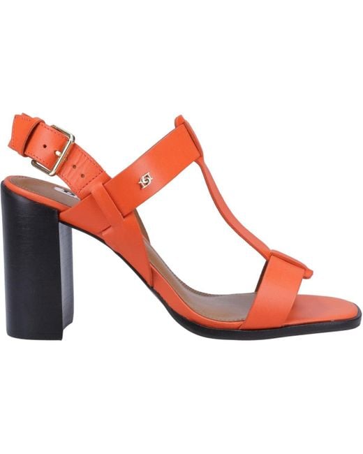 Dune Pink Ladies Jacie Block-heel Slingback Sandals Size Uk 6 Jacie Orange Block Heel Heeled Sandals