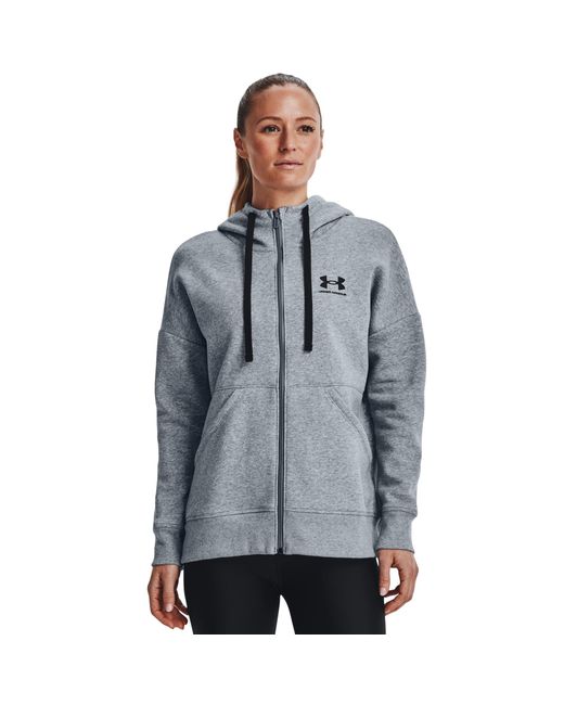 Under Armour Blue S Rival Full Zip Hoodie Grey L