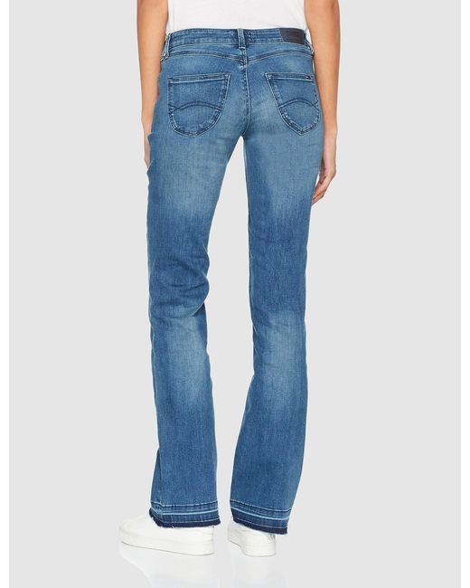 Tommy Hilfiger Blue Low Rise Boot Sophie Boot-Cut Bootcut Jeans