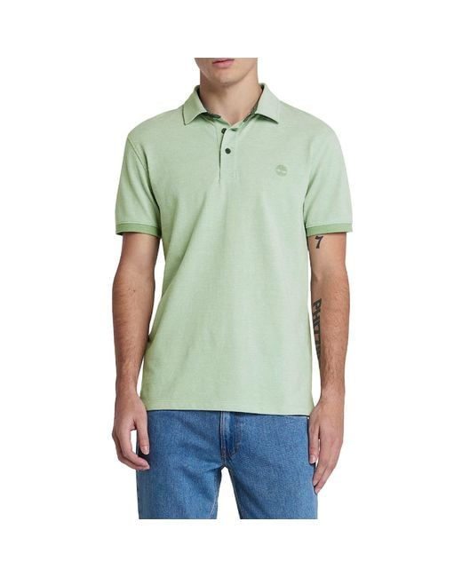 Polo Oxford da Uomo Baboosic Brook Verde Taglia XXL Codice TB0A6BWGEC6 di Timberland in Green da Uomo