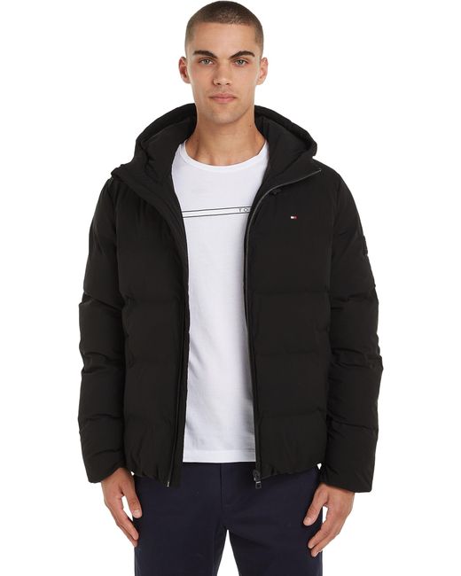 Tommy Hilfiger Jacke Hooded Jacket Übergangsjacke in Black für Herren