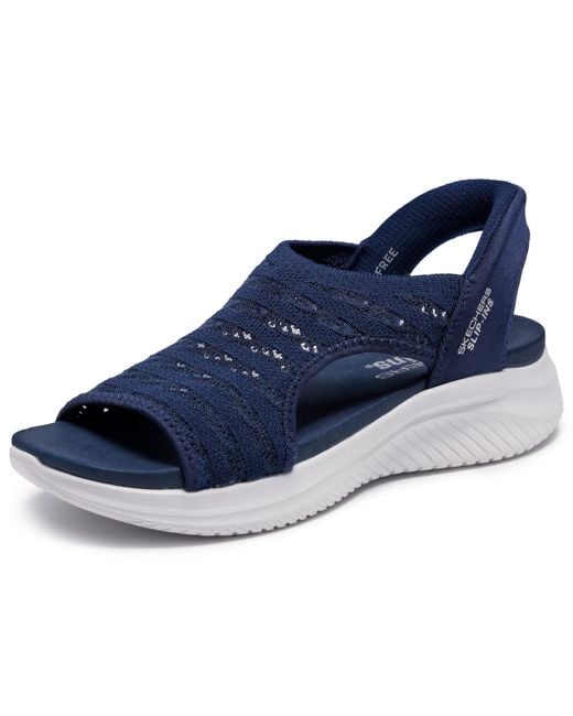 Ultra Flex 3.0-Sun Warmth Hands Free Slip-ins Skechers de color Blue