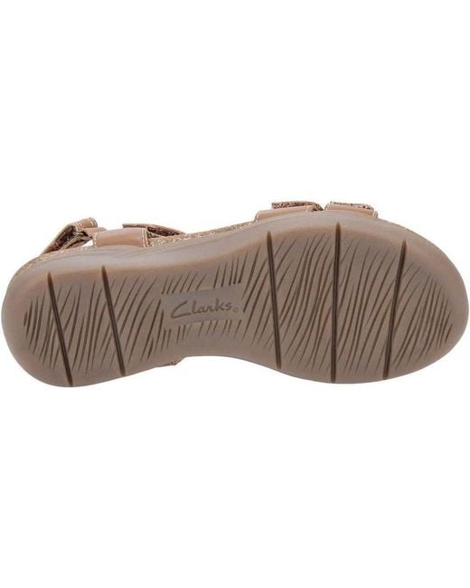 Clarks Brown April Cove Sports Sandal