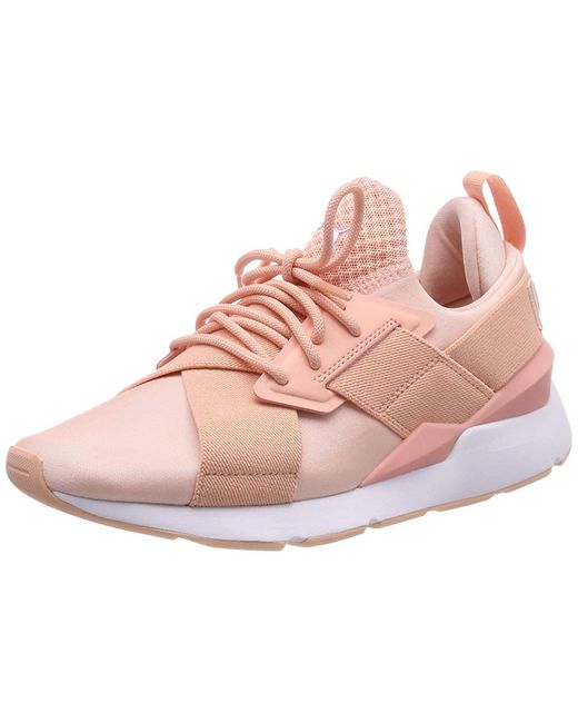 puma muse satin pink