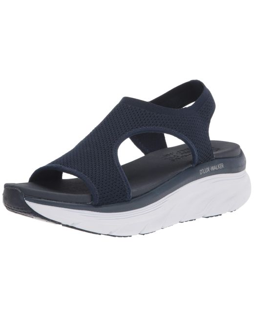 Skechers D'lux Walker Retro Sun Sport Sandal in Navy (Blue) - Lyst