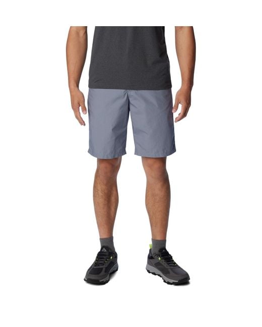 Columbia Blue Washed Out Short Hiking for men