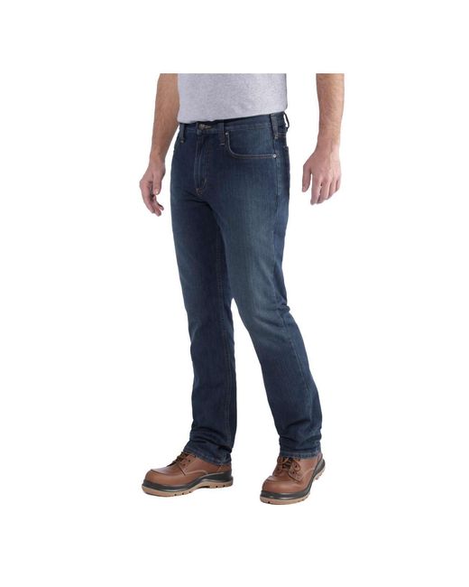 Carhartt Rugged Flex Relaxed Straight Leg Jeans Arbeitshose Rugged Flex Relaxed Straight Leg Jeans in Blue für Herren