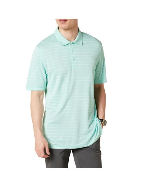 Amazon Essentials Green Regular-fit Quick-dry Golf Polo Shirt for men