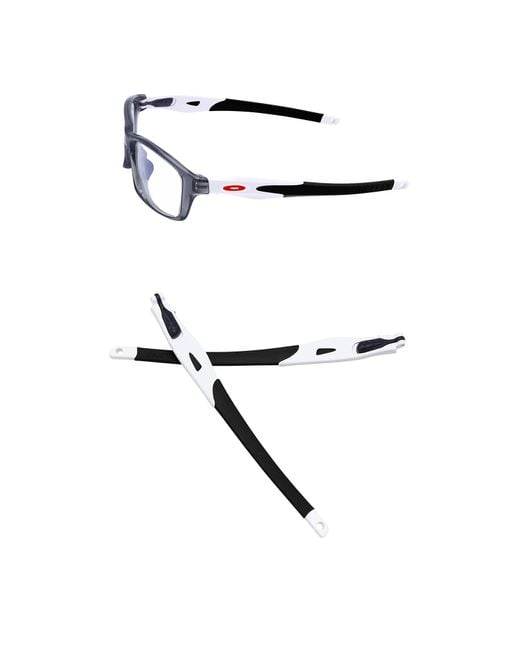 Oakley Black Gohin Replacement White Temples Arms Legs For Crosslink Sweep Pro Switch Pitch Glasses for men