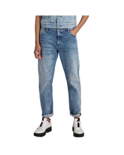 G-Star Women's Blue G-star Arc 3d Boyfriend Jeans