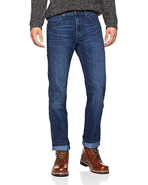 Wrangler Blue Arizona Cool Vantage Jeans for men