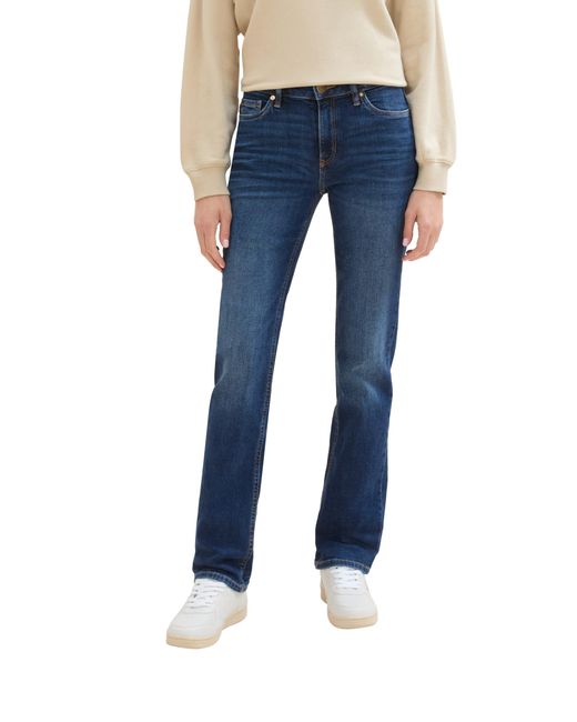 Tom Tailor Blue 1043405 Kate Straight Fit Jeans