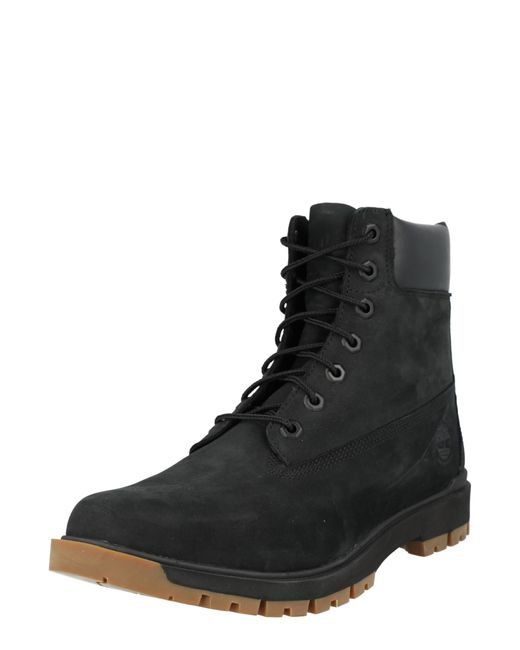 Timberland Schnürboots schwarz/dunkelgrau 12 in Black für Herren