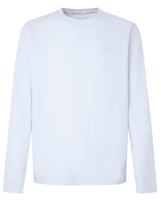 Pepe Jeans White Connor Long T-shirt for men