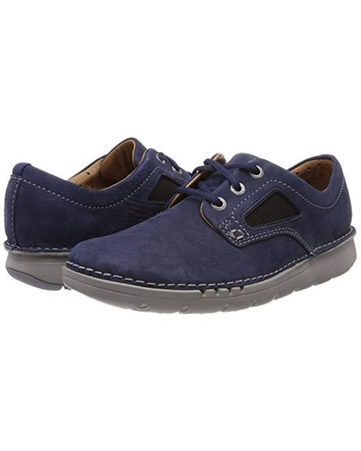 Clarks Unnature Plain Derbys in Blue (Navy Nubuck) (Blue) for Men - Save  22% - Lyst