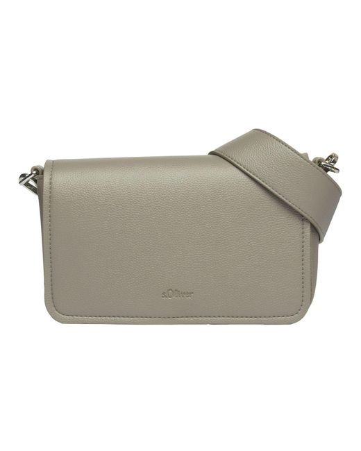 S.oliver White Crossbody Bag Grey