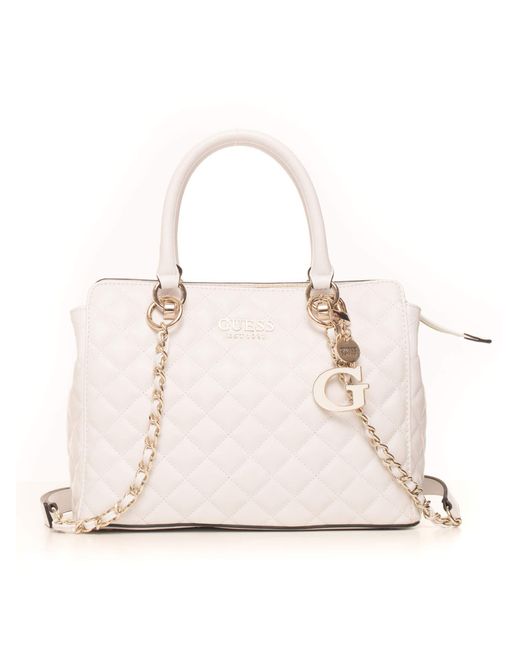 Guess Handtasche Melise aus Kunstleder gesteppt Farbe Weiß VG7667060 in  Weiß | Lyst DE