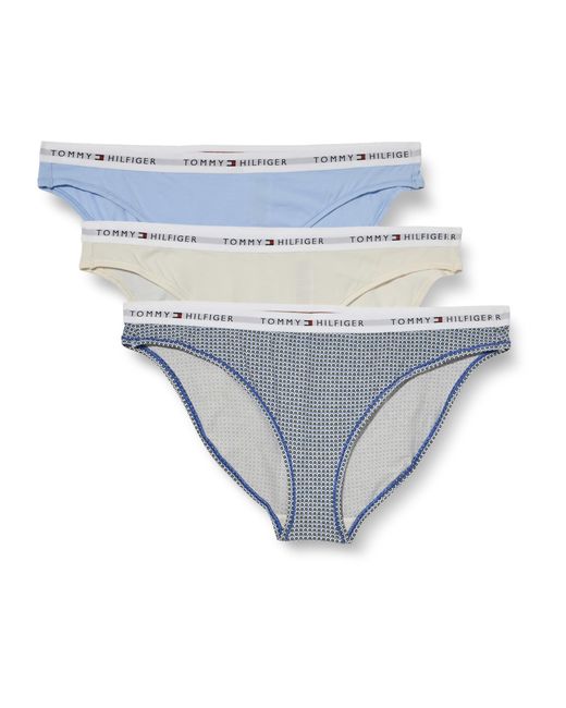 Tommy Hilfiger Blue 3 Pack Bikini Briefs Underwear