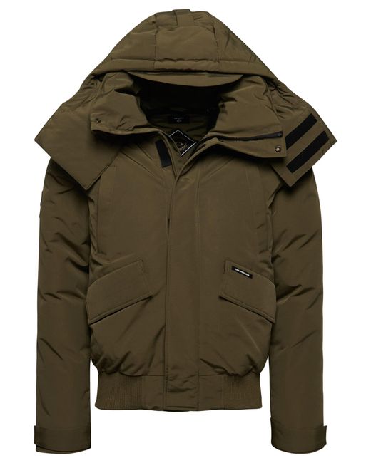Superdry Green Expedition Everest Bomber Quilted Jacket for men