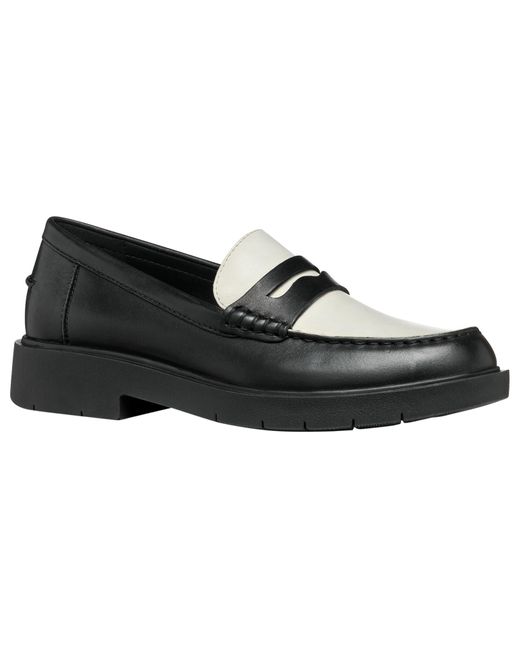 Geox Black D Spherica Ec1 A Loafer