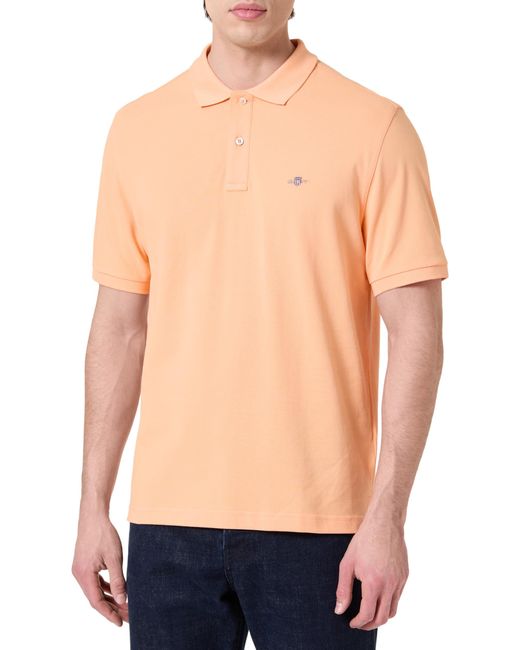 Reg EMB Archive Shield Polo di Gant in Blue da Uomo