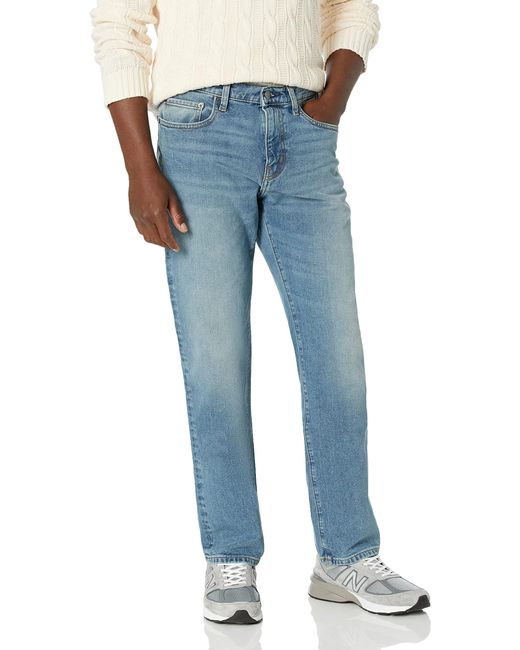 Amazon Essentials Blue Straight-fit Jean for men