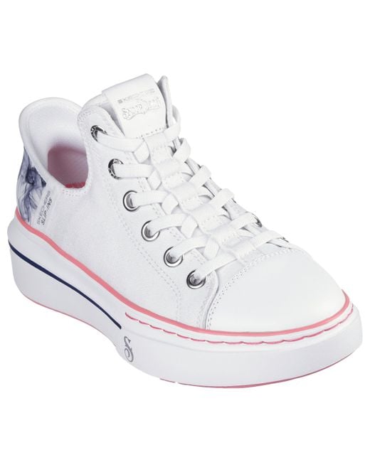 Skechers White Snoop One Boss Life Canvas Sneaker