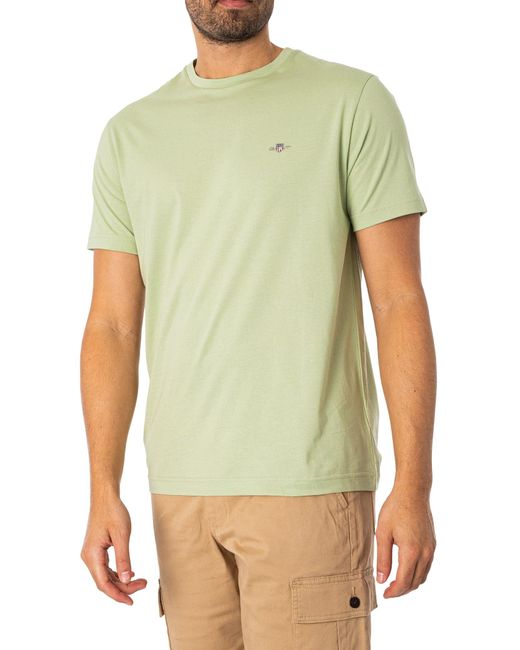 Gant Green Regular Shield T-shirt for men