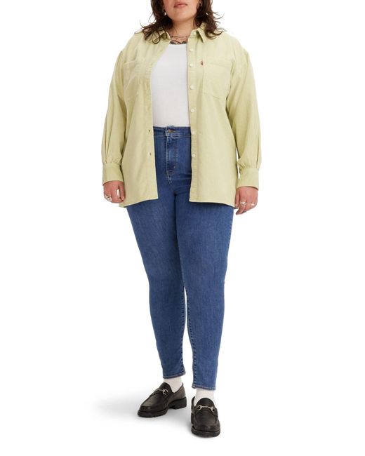 Plus Size 720 High Rise Super Skinny Jeans Donna di Levi's in Blue